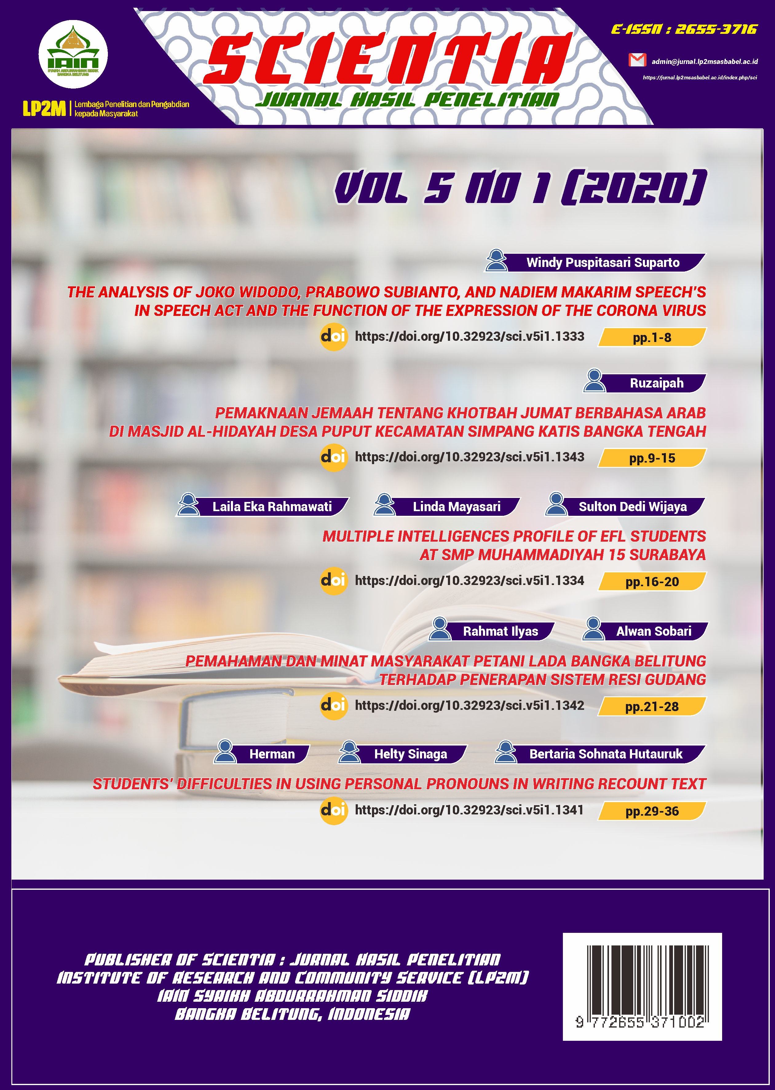Scientia 5 (1) 2020